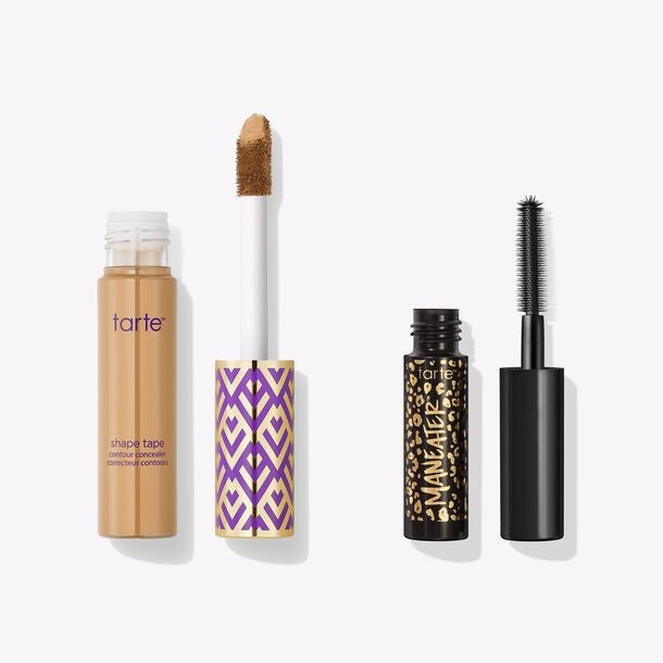 SHAPE TAPE CONCEALER & MANEATER MASCARA