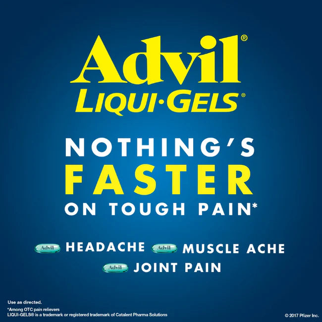 LIQUID-GELS IBUPROFEN 200mg. PAIN RELIEVER/EFER REDUCER. 240 CAPSULES