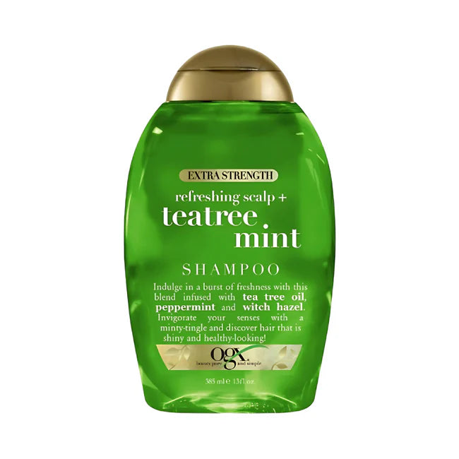 EXRTA STRENGTH REFRESHING SCALP TEATREE MINT SHAMPOO. 385ml