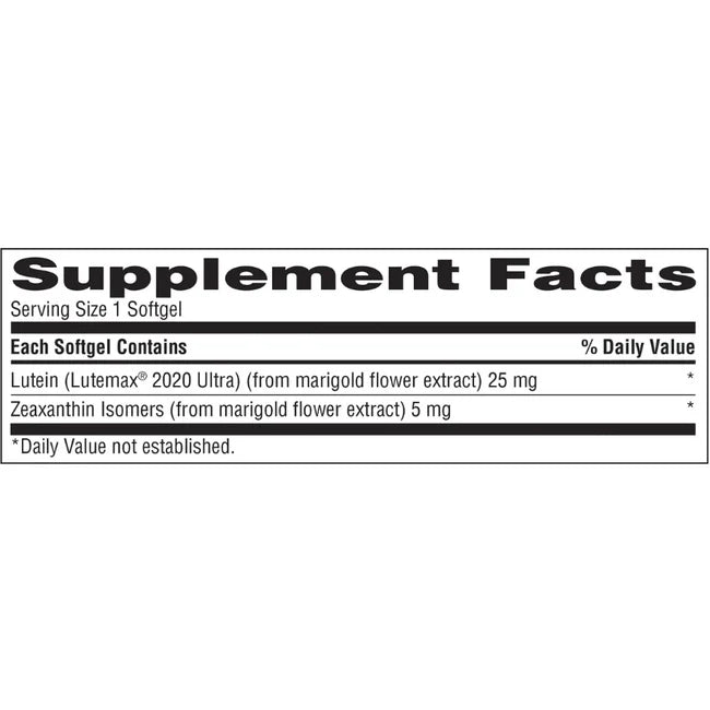 VISION COMPLEX LUTEIN & ZEAXANTHIN. 140 SOFTGELS