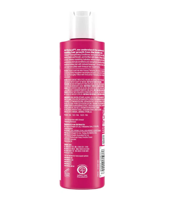 STRENGTHENING CONDITIONER WITH BIOTIN AND KERATIN. 8,45fl oz