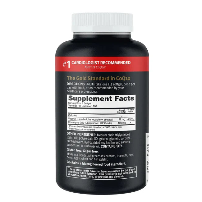 ULTRA CoQ10 100mg. 180 SOFTGELS