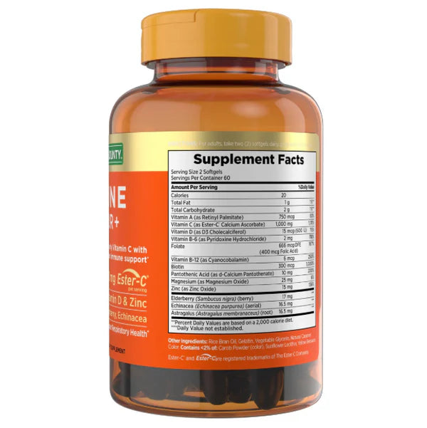 IMMUNE 24 HOUR+. 120 SOFTGELS