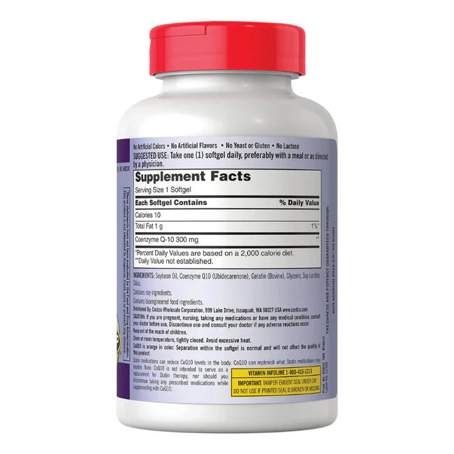 CoQ10 300mg. 100 SOFTGELS