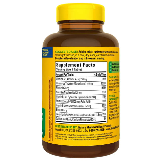 SUPER B-COPLEX. 460 TABLETS