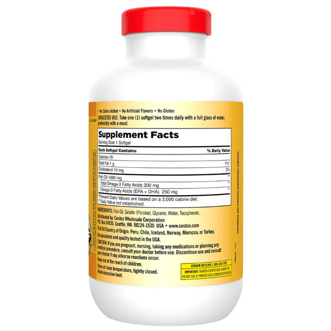 FISH OIL 1,000mg. 400 SOFTGELS