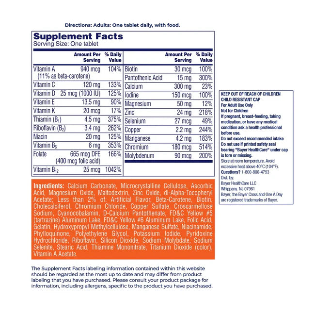 WOMEN'S 50+ HEALTHY ADVANTAGE MULTIVITAMIN. 300 TABLETS