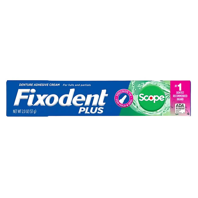 DENTAL ADHESIVE CREAM SCOPE, 2oz 57g