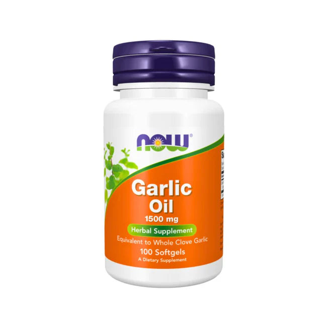 GARLIC OIL 1,500mg. 100 SOFTGELS