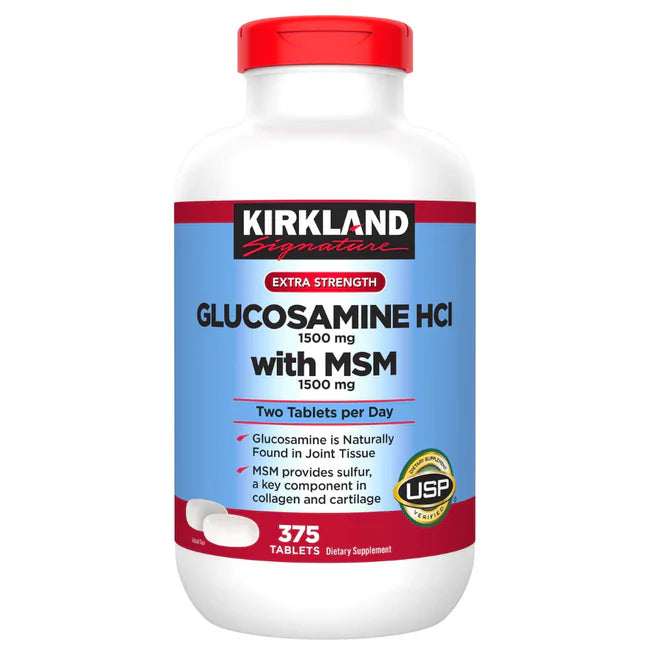 GLUCOSAMINE WITH MSM. 375 TABLETS