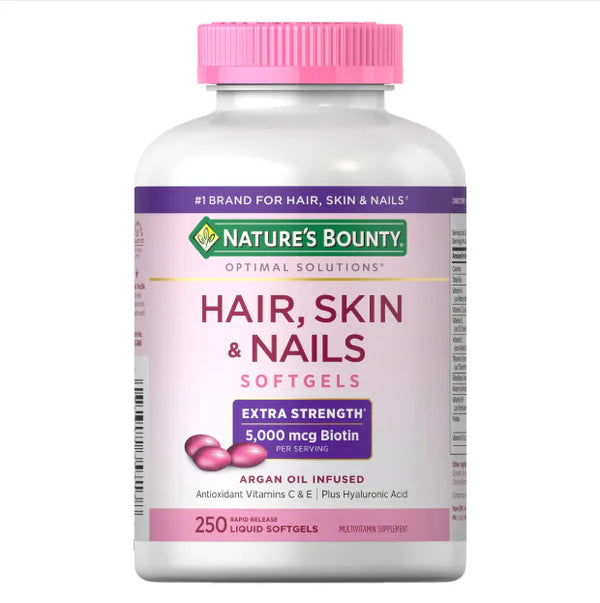 HAIR, SKIN AND NAILS. 250 SOFTGELS