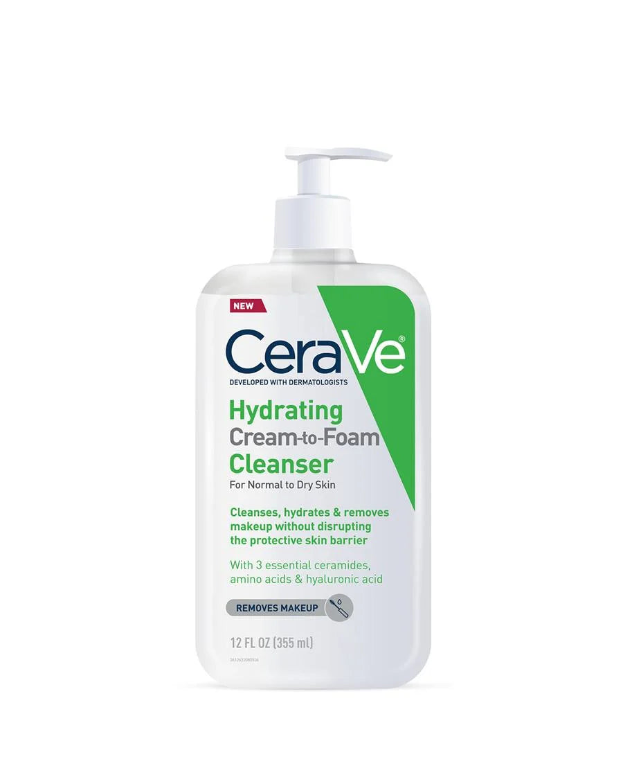 HYDRATING CREAM-TO-FOAM FACIAL CLEANSER