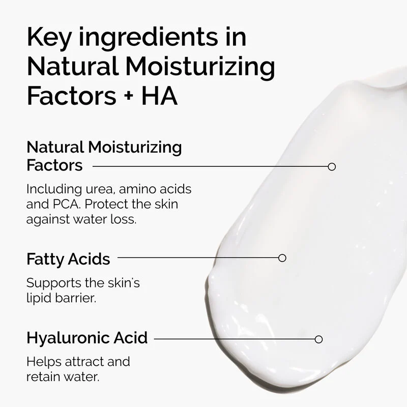 NATURAL MOISTURIZING FACTORS + HA 3