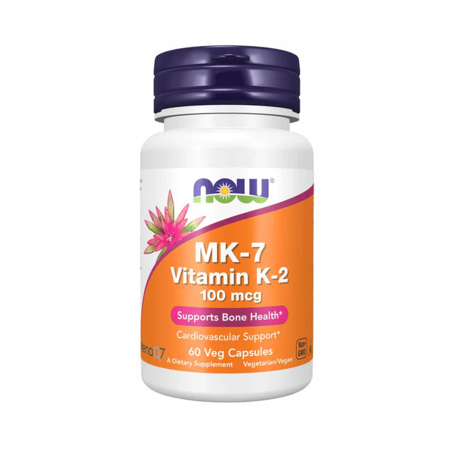 MK-7 VITAMIN K2 100mcg. 60 VEG CAPSULES