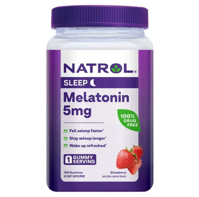 MELATONIN 5mg, 180 GUMMIES
