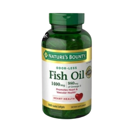 FISH OIL 1,400mg. 130 COATED SOFTGELS