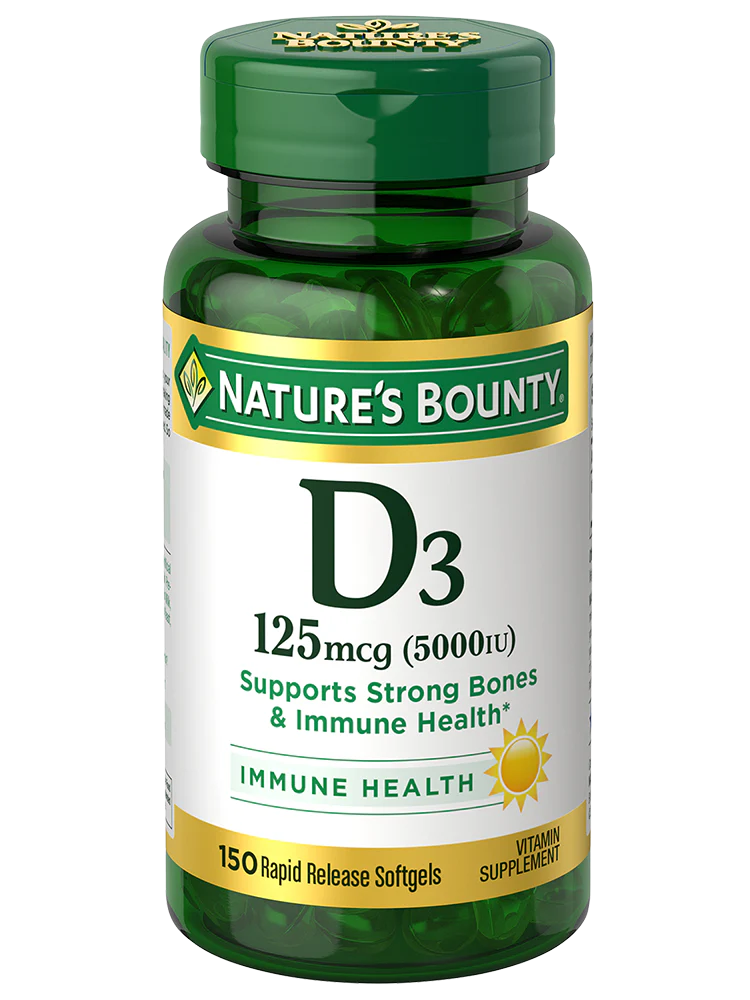 VITAMIN D3 125mcg. 400 SOFTGELS