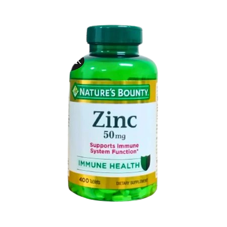 ZINC 50mg. 400 CAPLETS