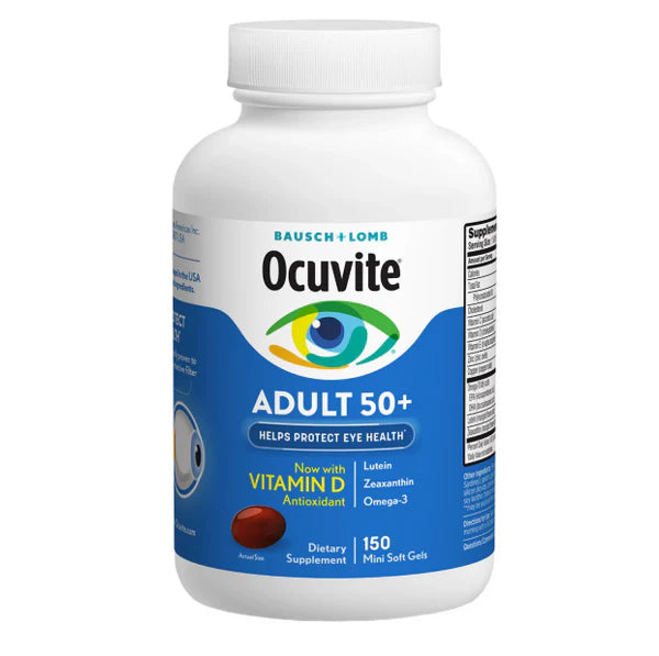 OCUVITE ADULT 50+. 150 SOFT GELS