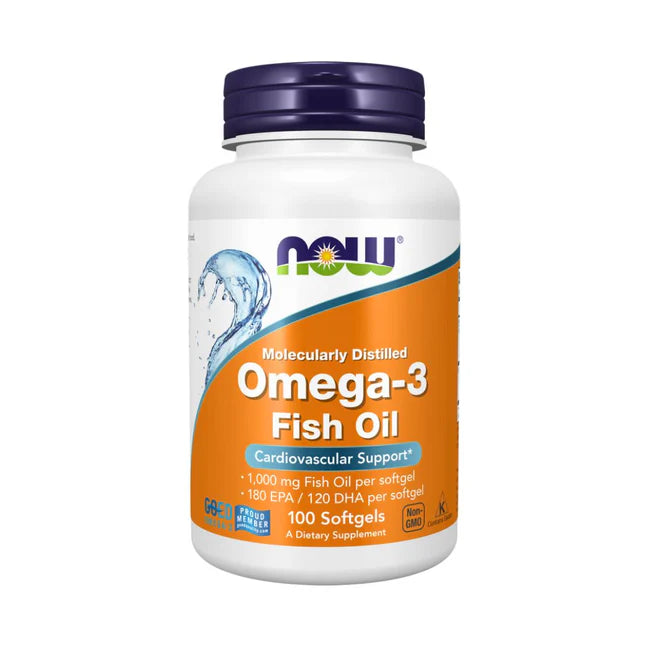 OMEGA3 FISH OIL 1,000mg, 180EPA, 120DHA. 100 SOFTGELS