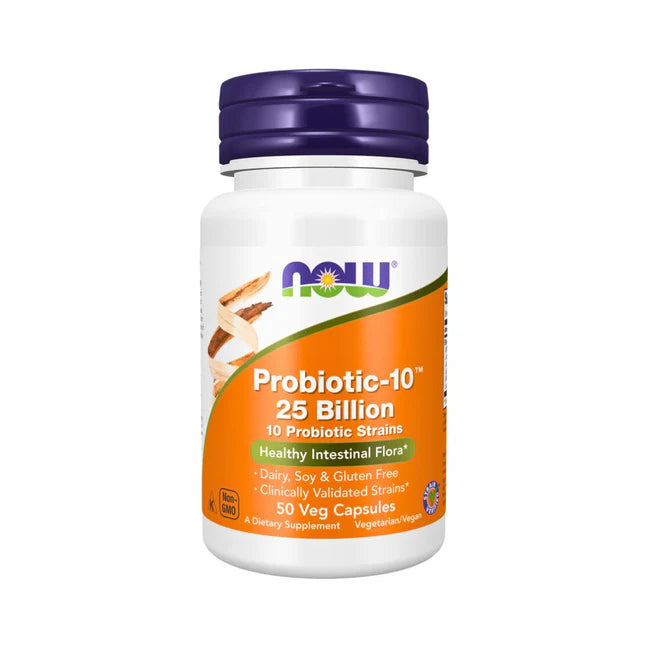 PROBIOTIC-10 25 BILLION. 50 VEG CAPSULES