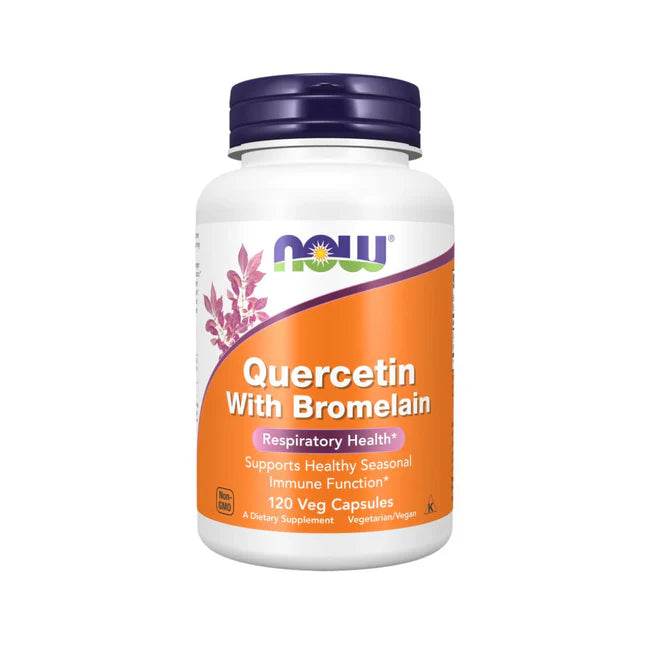 QUERCETIN WITH BROMELAIN. 120 VEG CAPSULES