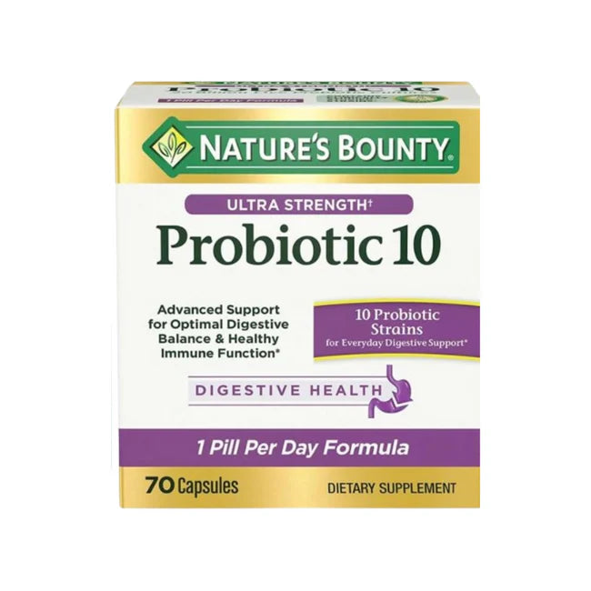 ULTRA STRENGTH PROBIOTIC 10. 70 CAPSULES