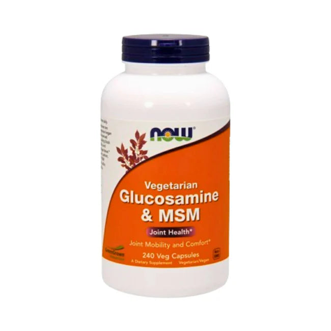 VEGATARIAN GLUCOSAMINE & MSM. 240 VEG CAPSULES