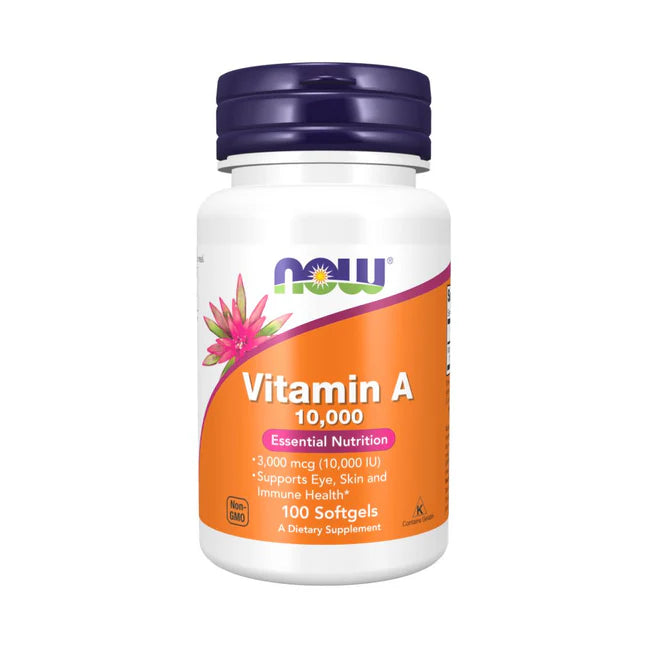 VITAMIN A 3,000mcg 10,000iu. 100 SOFTGELS