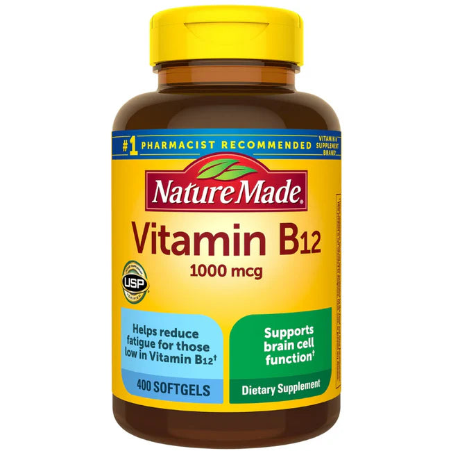 VITAMIN B12 1,000mcg. 400 SOFTGELS