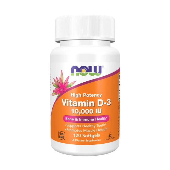 VITAMIN D3 HIGH POTENCY 10,000iu. 120 SOFTGELS
