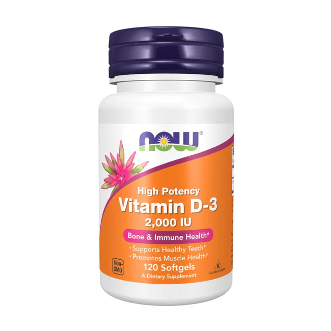 VITAMIN D3 HIGH POTENCY 2,000iu. 120 SOFTGELS