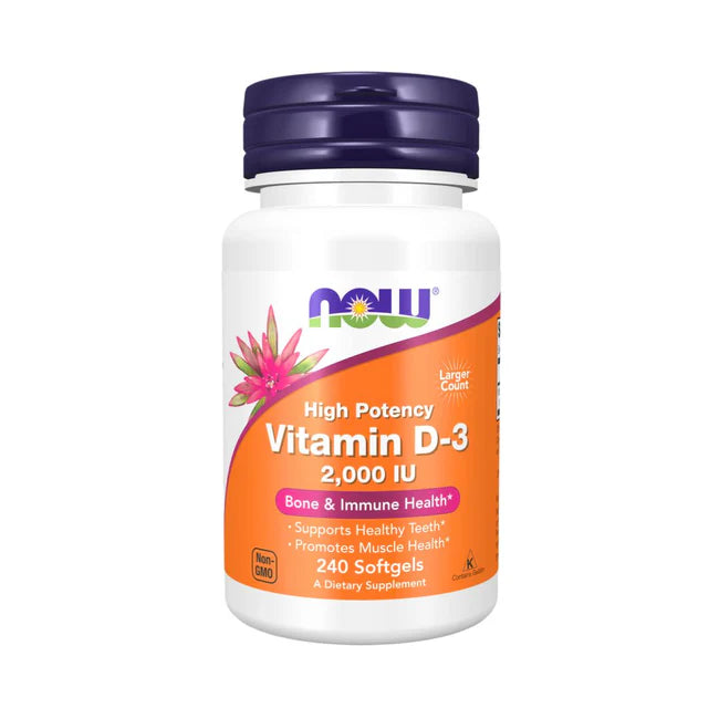 VITAMIN D3 HIGH POTENCY 2,000iu. 240 SOFTGELS