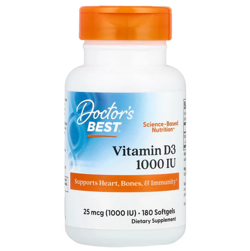 VITAMIN D3, 25mcg (1,000 IU) 180 SOFTGELS