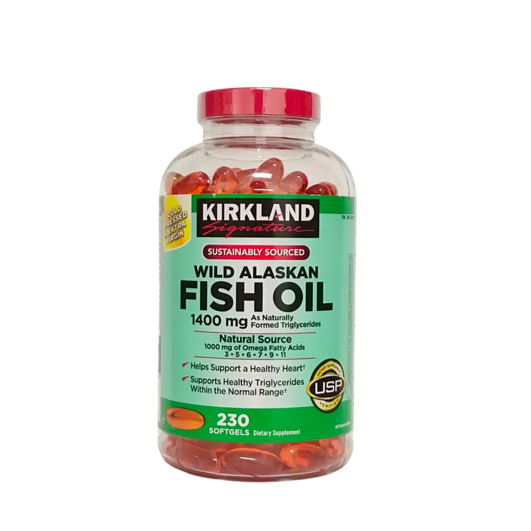 WILD ALASKAN FISH OIL 1,400mg. 230 SOFTGELS