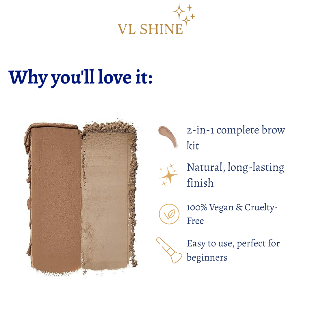 E.L.F GEL & POWDER EYEBROW KIT 3